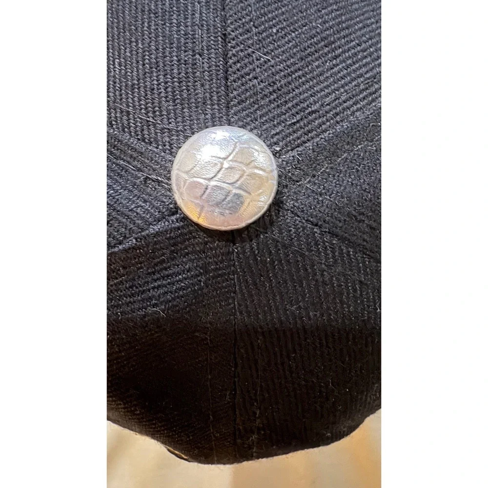 New League Green Bay Snapback Baseball‎ Cap Silver Snake Texture Brim